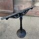 Café table bistro vintage brasserie 1890-1910 cast iron & fir