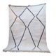 Tapis marocain Beni Ourain en laine tissée à la main