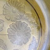 Art Deco, Val Saint Lambert amber glass bowl circa 1930