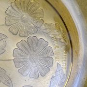 Art Deco, Val Saint Lambert amber glass bowl circa 1930