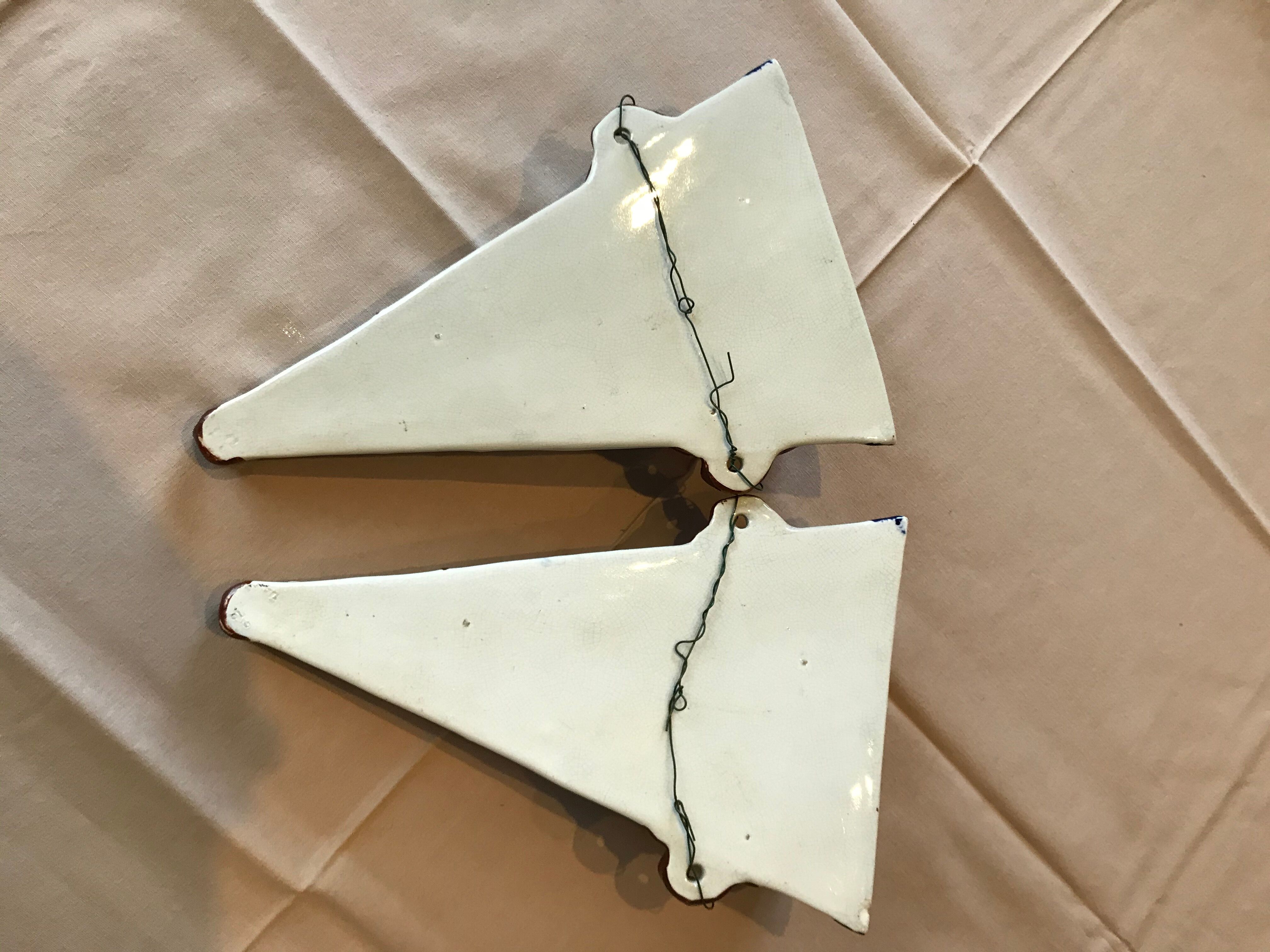 Pair of vases applied