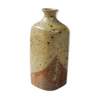 Enamelled pyrity sandstone bottle made in France