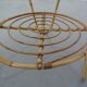 Italian Bamboo & Glass Coffee Table, 1950s