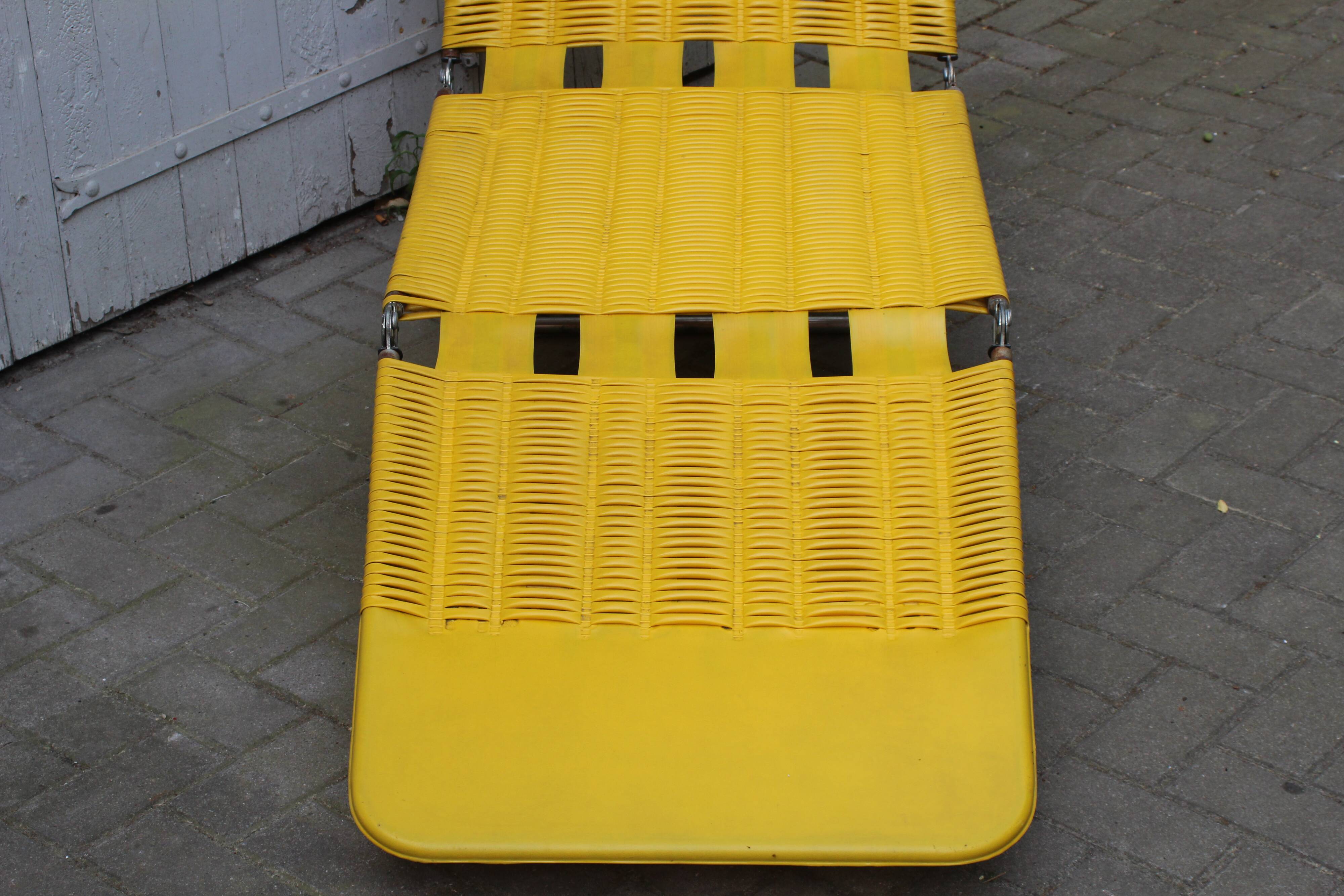Vintage deckchair kurz design, germany 1960