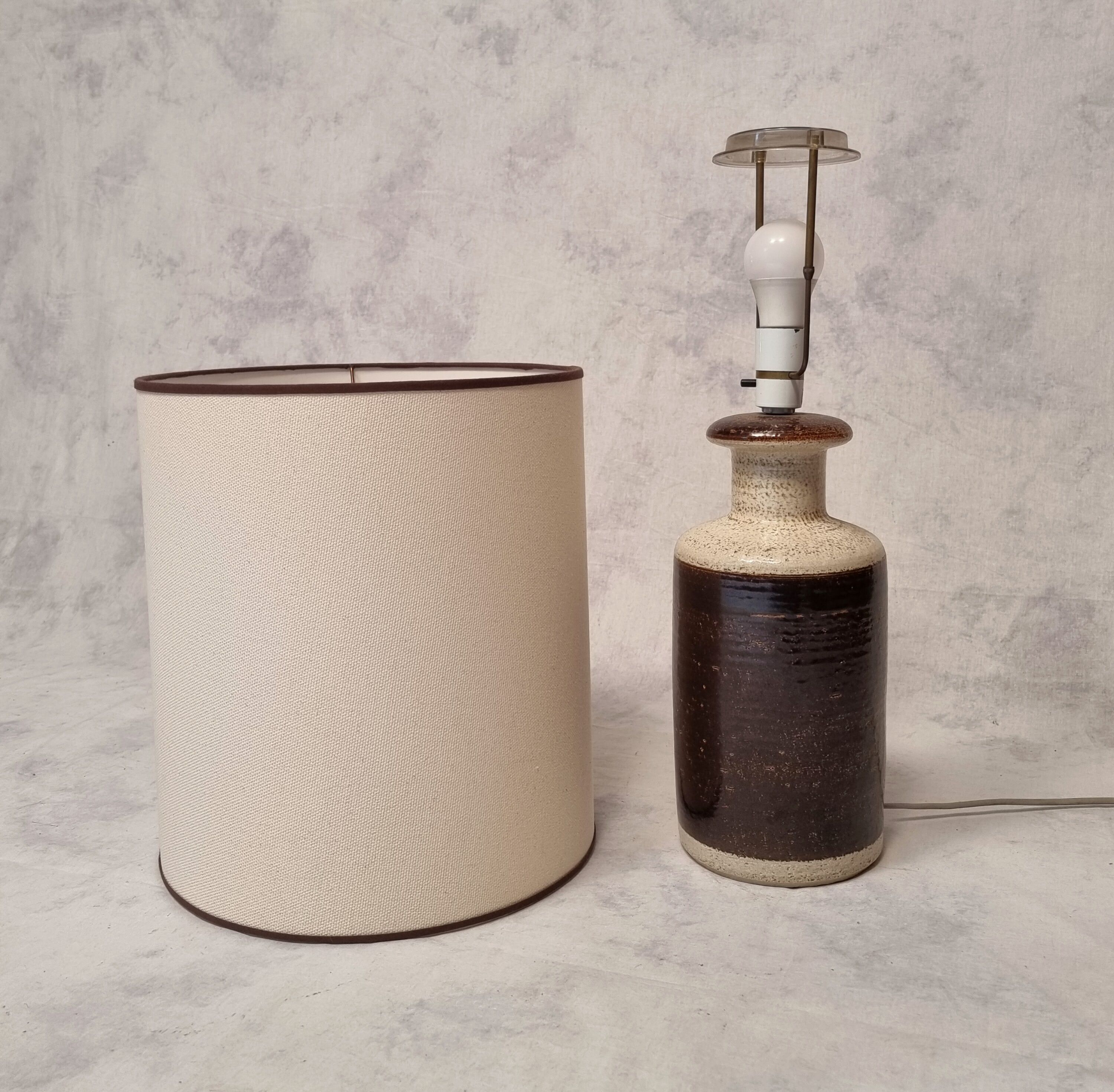 Vintage Scandinavian Lamp by Søholm Keramik - Ceramic tiles - Ca 1960