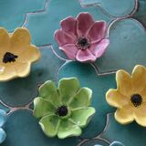 Set of 10 floral ceramic bowls, Bagnoles de l'Orne – years