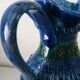 Bitossi Blue and Green Pitcher 26 cm Italy