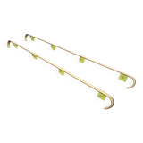 Pair of stair railings