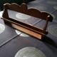 Wooden spike shelf