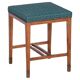 Art Deco Stool in Oak & Upholstery, Czech, 1930s