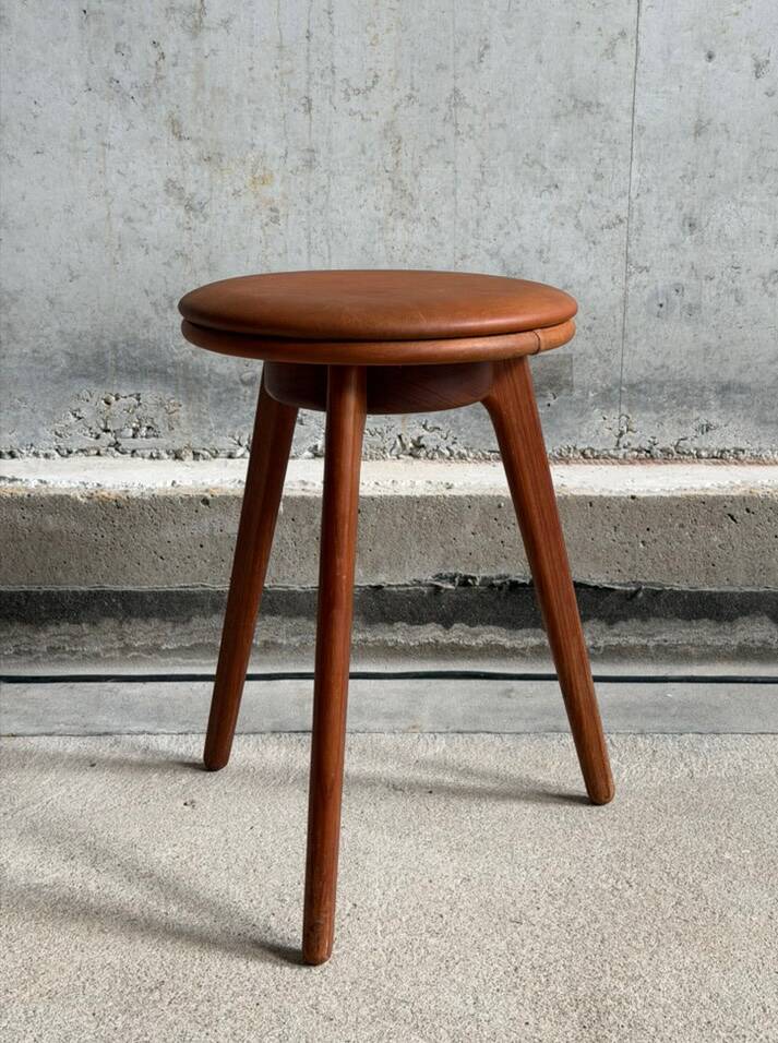 Rare tabouret Erik Buck SJ.08 Domus Dancia Danemark
