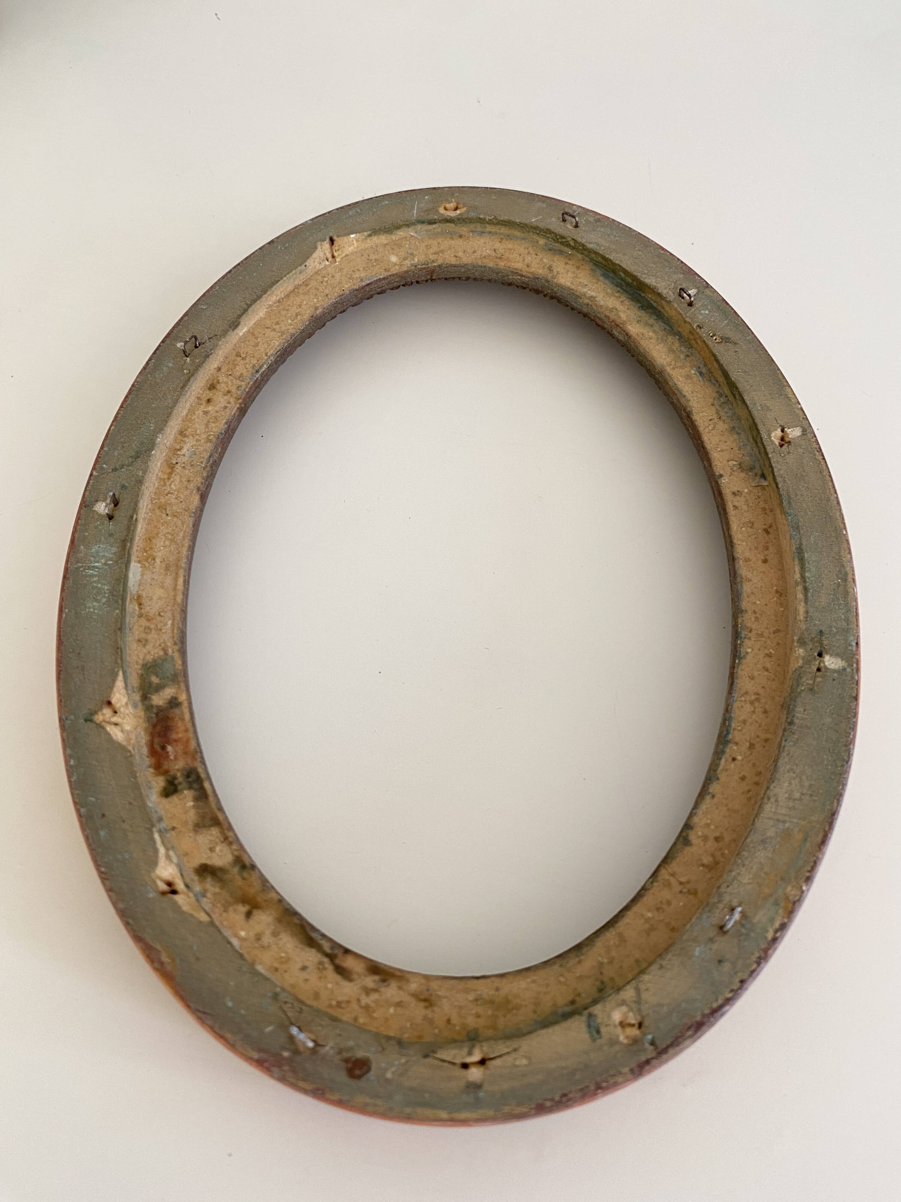 Italian wood and gold frame