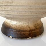 Vintage brown & beige ceramic flower pot / planter