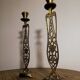Paire de bougeoirs art deco made in Israel
