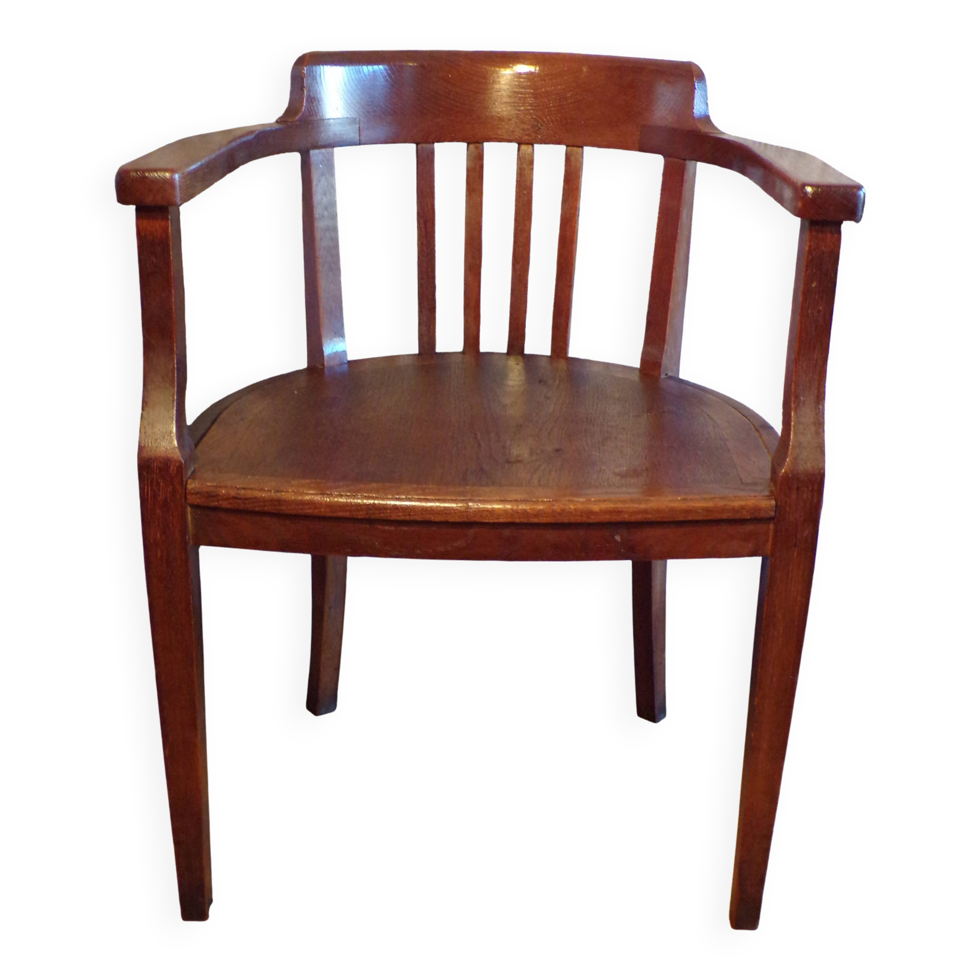 1930s wooden armchair