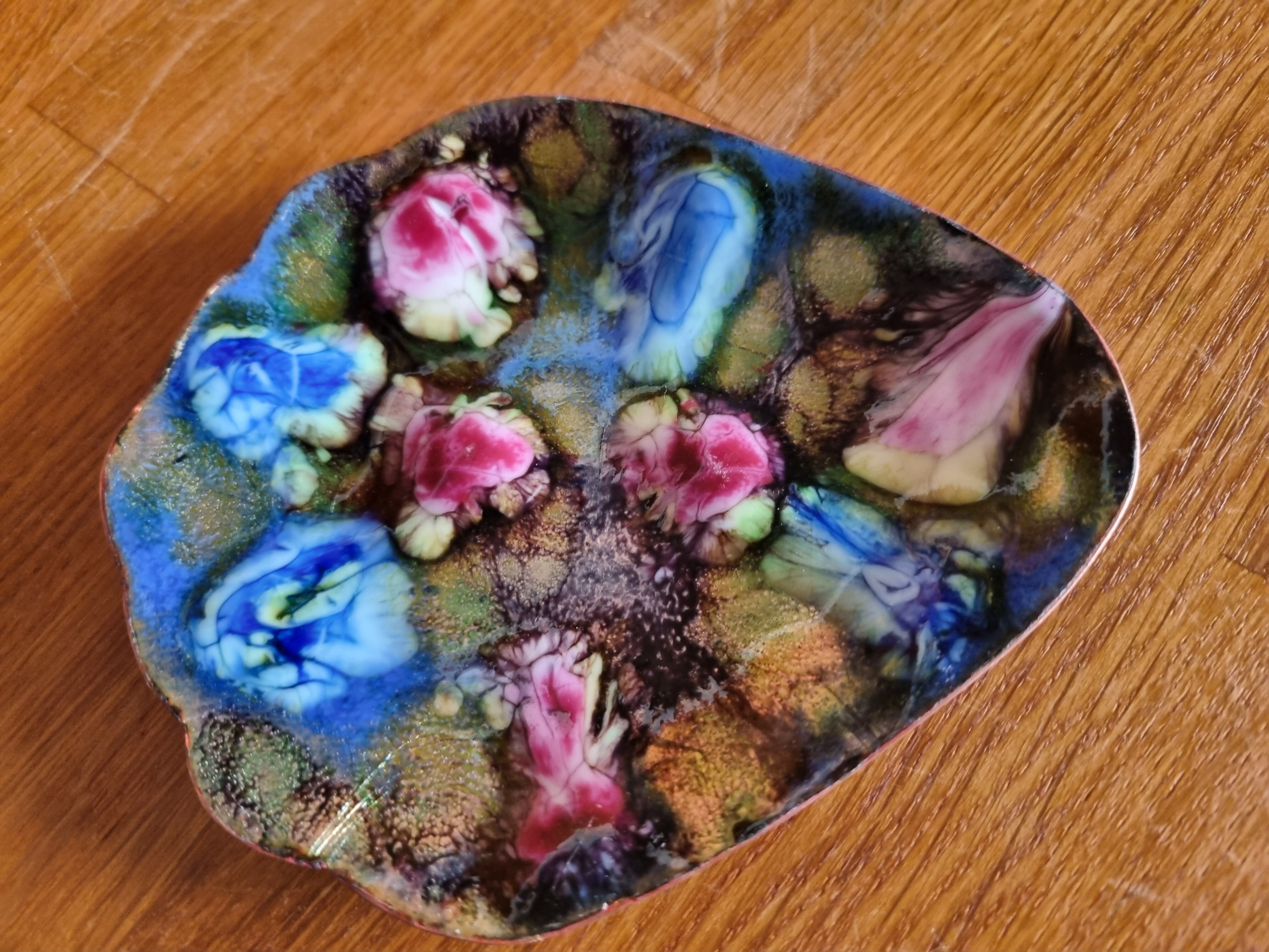 Limoges enamel pocket cup