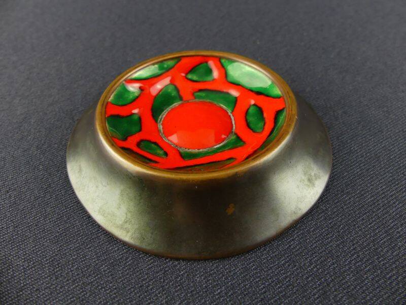 Henri Miault, enameled copper ring sizer