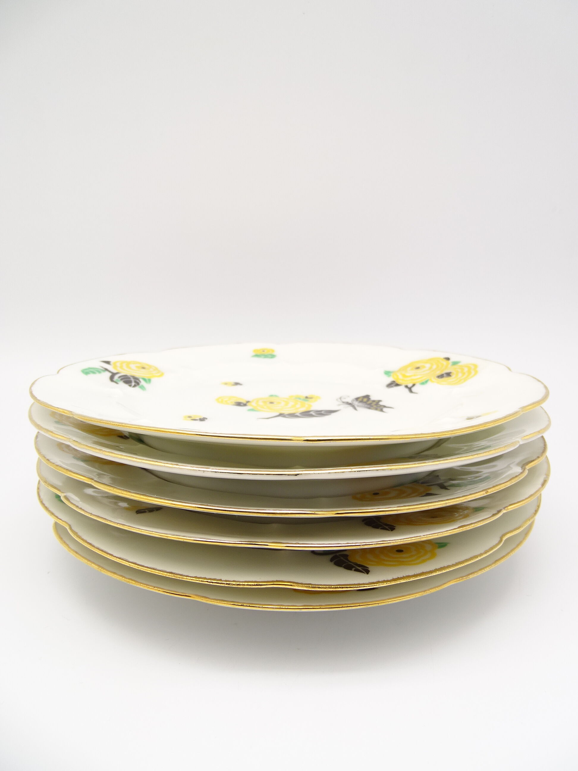 Limoges porcelain dessert plates