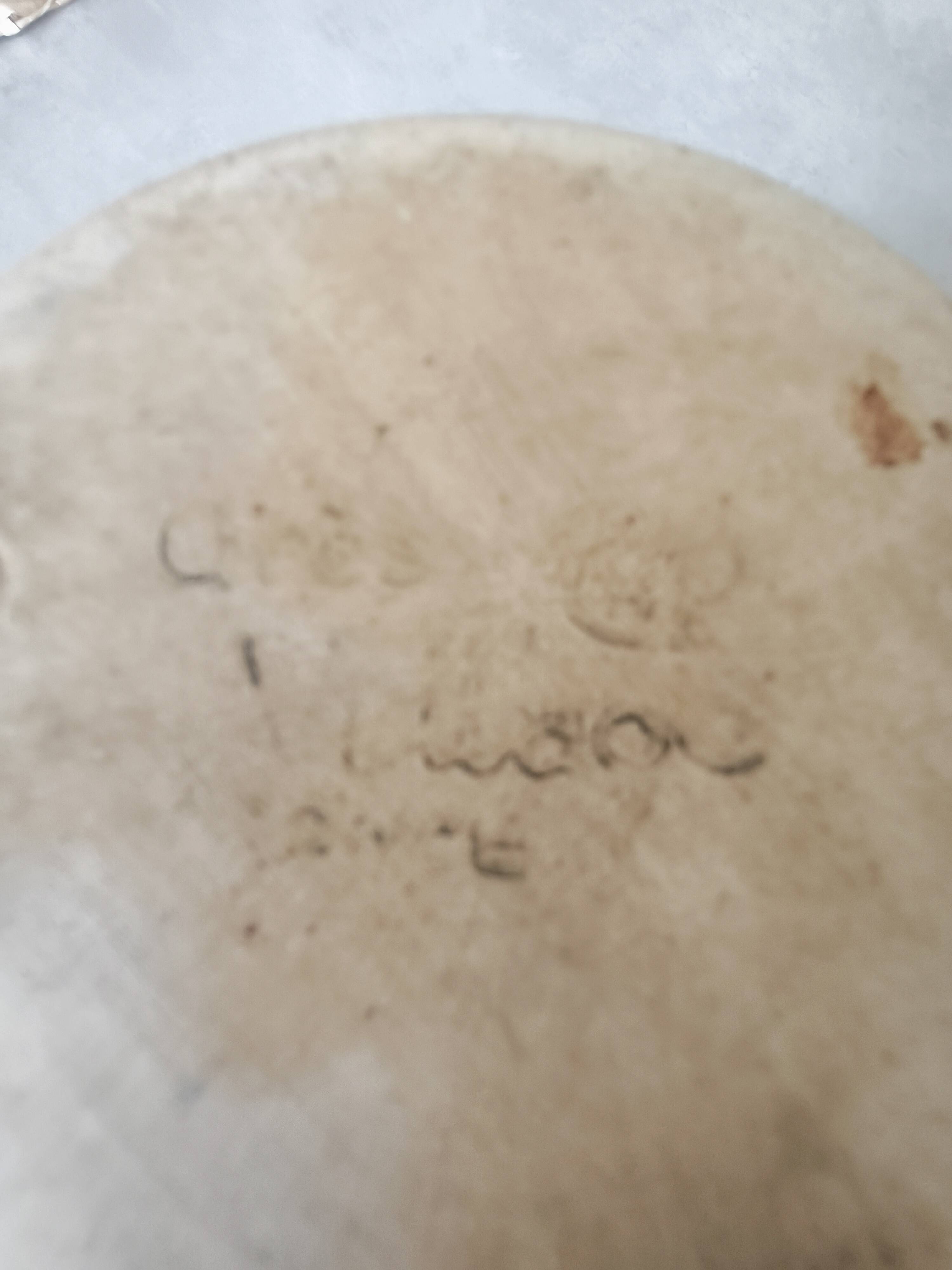 Set of two Village de France stoneware pitchers