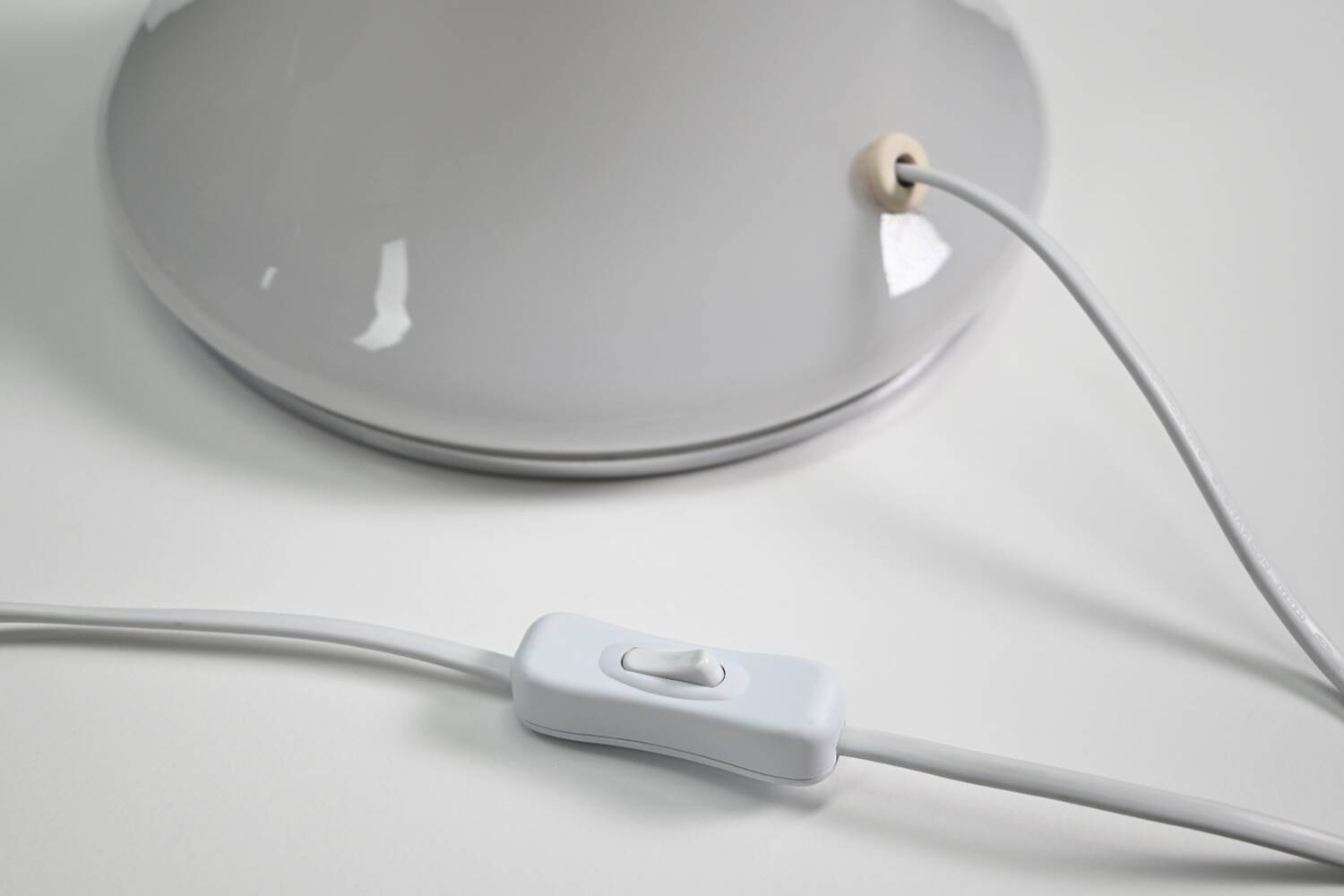 Glass Italian table lamp, 1970s Italy.