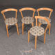Stretched beech chairs