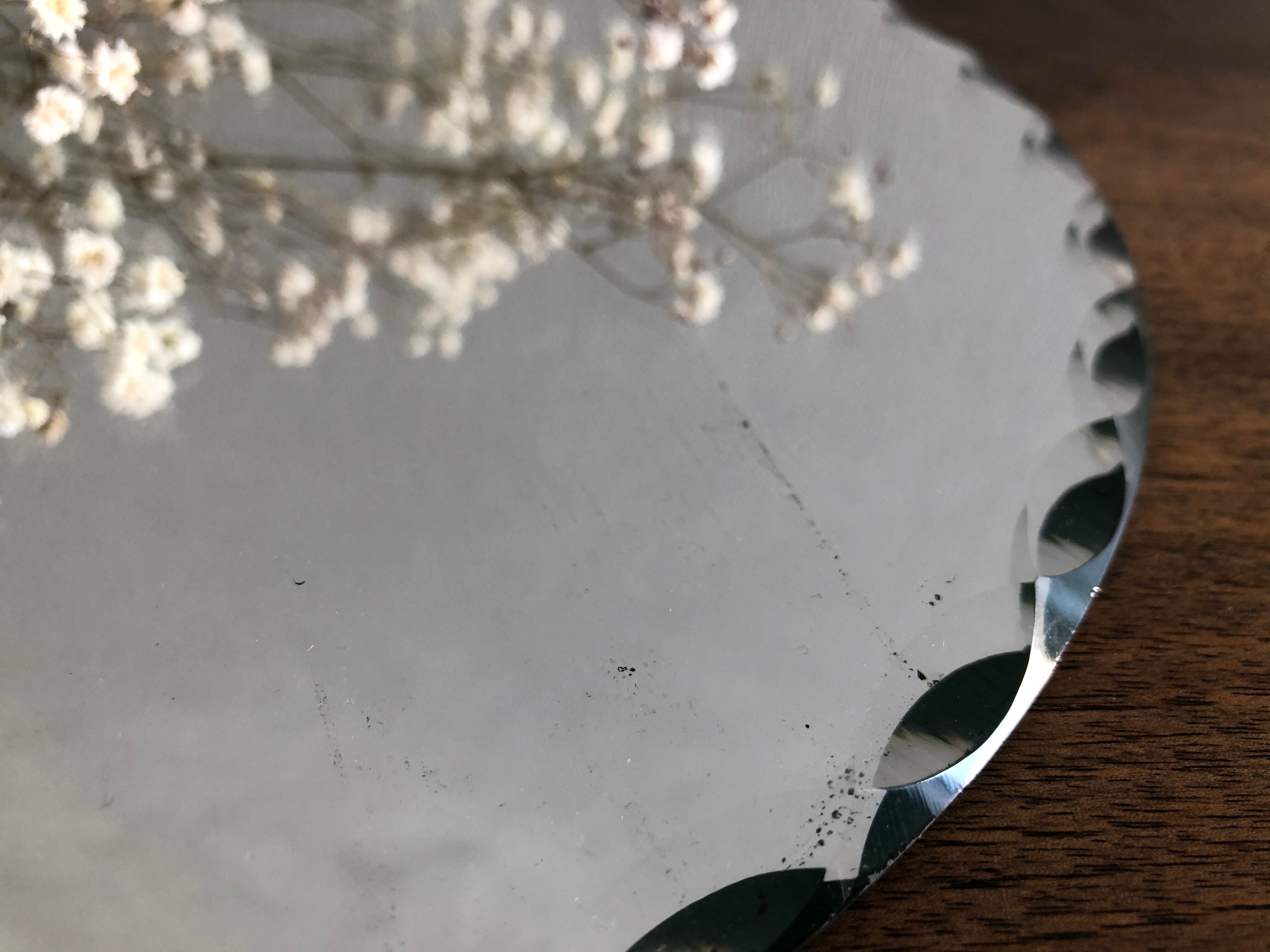 Miroir rond biseauté 32,5 cm