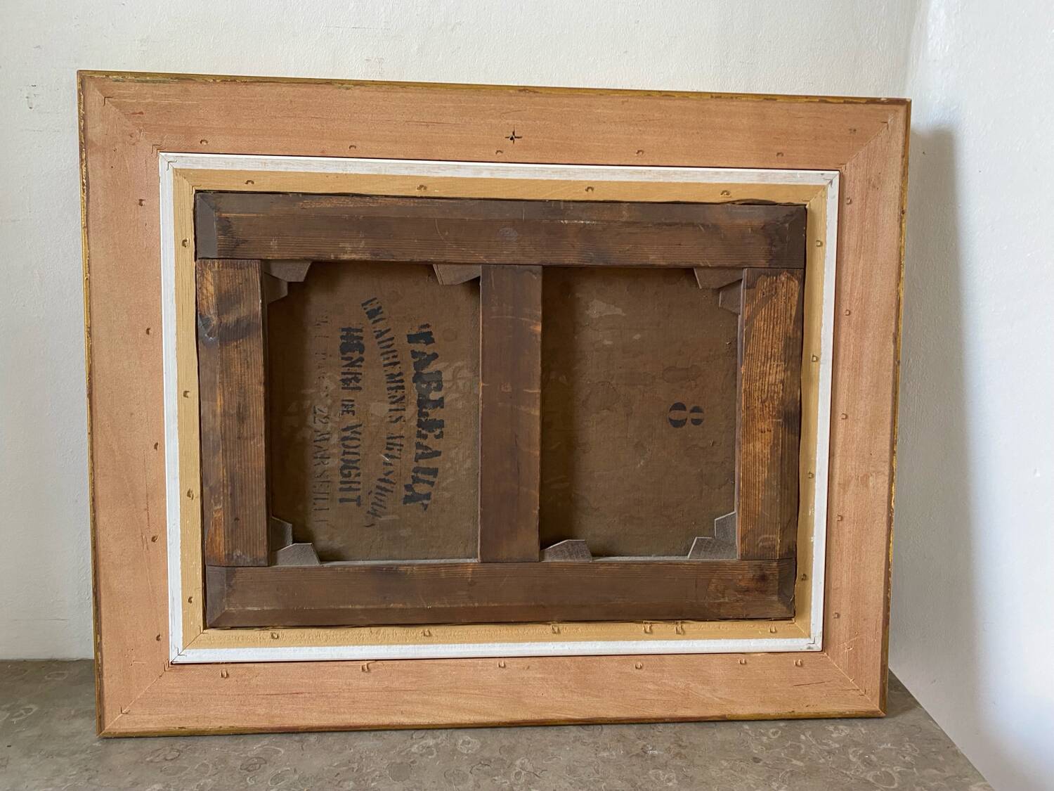 Signed stranded boat from 1886