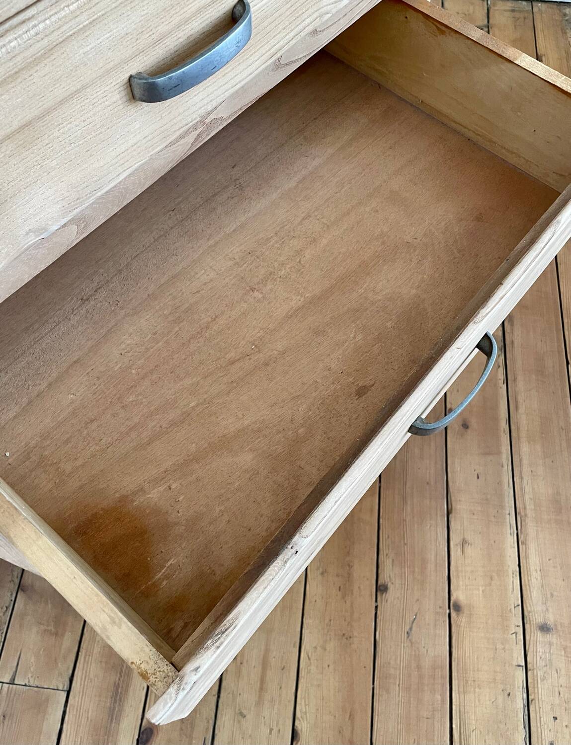 Vintage chiffonier with compass feet