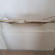 Chaise pliante en metal et plexiglas
