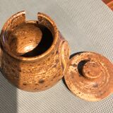 Sugar bowl signed Vergy