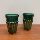 Pair of ceramic vases by PL France, 1960s