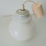 Vintage opaline pendant lamp