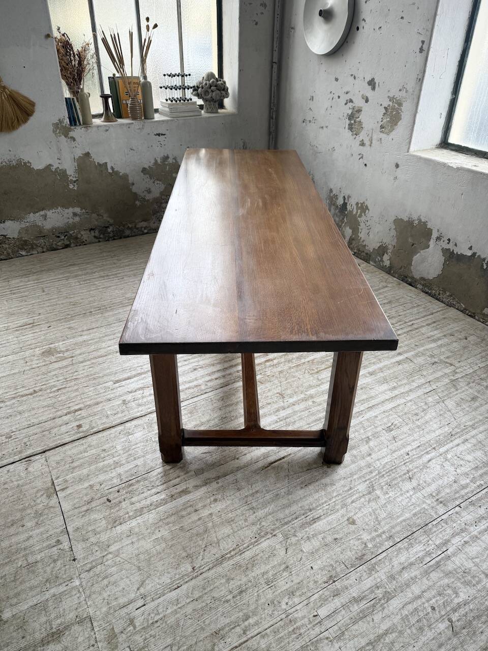 Table de ferme XL en chêne massif