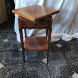 Games table called chess table in wood marquetry