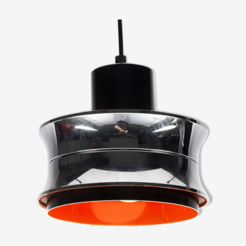 Suspension scandinave chrome et orange