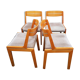 Chaises style scandinave 1970