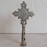 Small Ethiopian Coptic processional cross