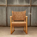 Karl Schrøder Lounge Chair Model 1641 for Fritz Hansen, 1940s Denmark