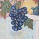 Oil painting still life signed and dated, painted on board with frame B8