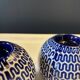 Pair of ball candlesticks