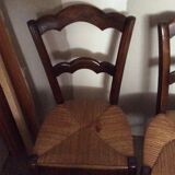 2 chaises paillées
