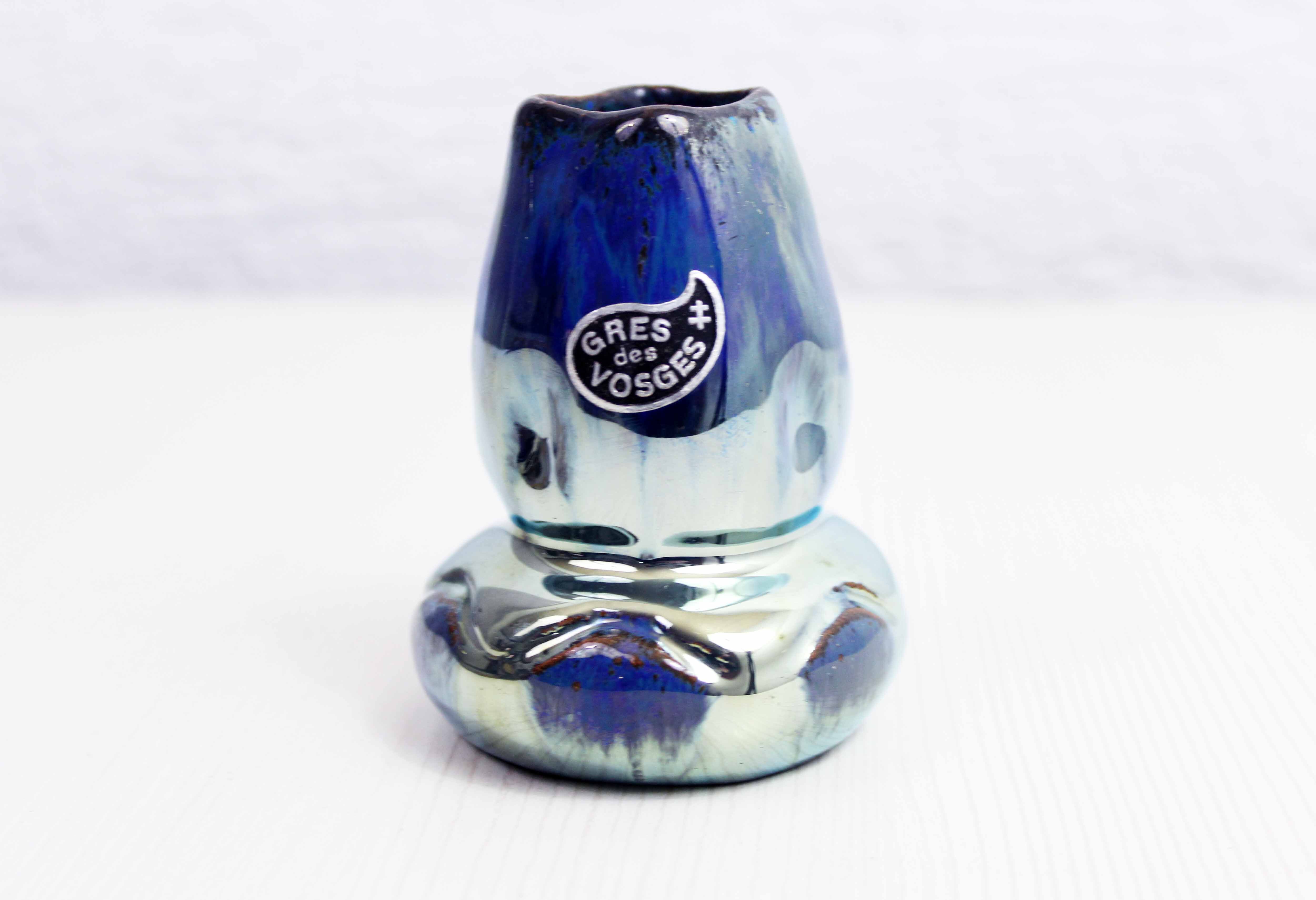 Flaming sandstone vase from the Vosges