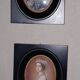 Old miniature paintings ebony frame