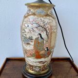 Japanese Satsuma lamp