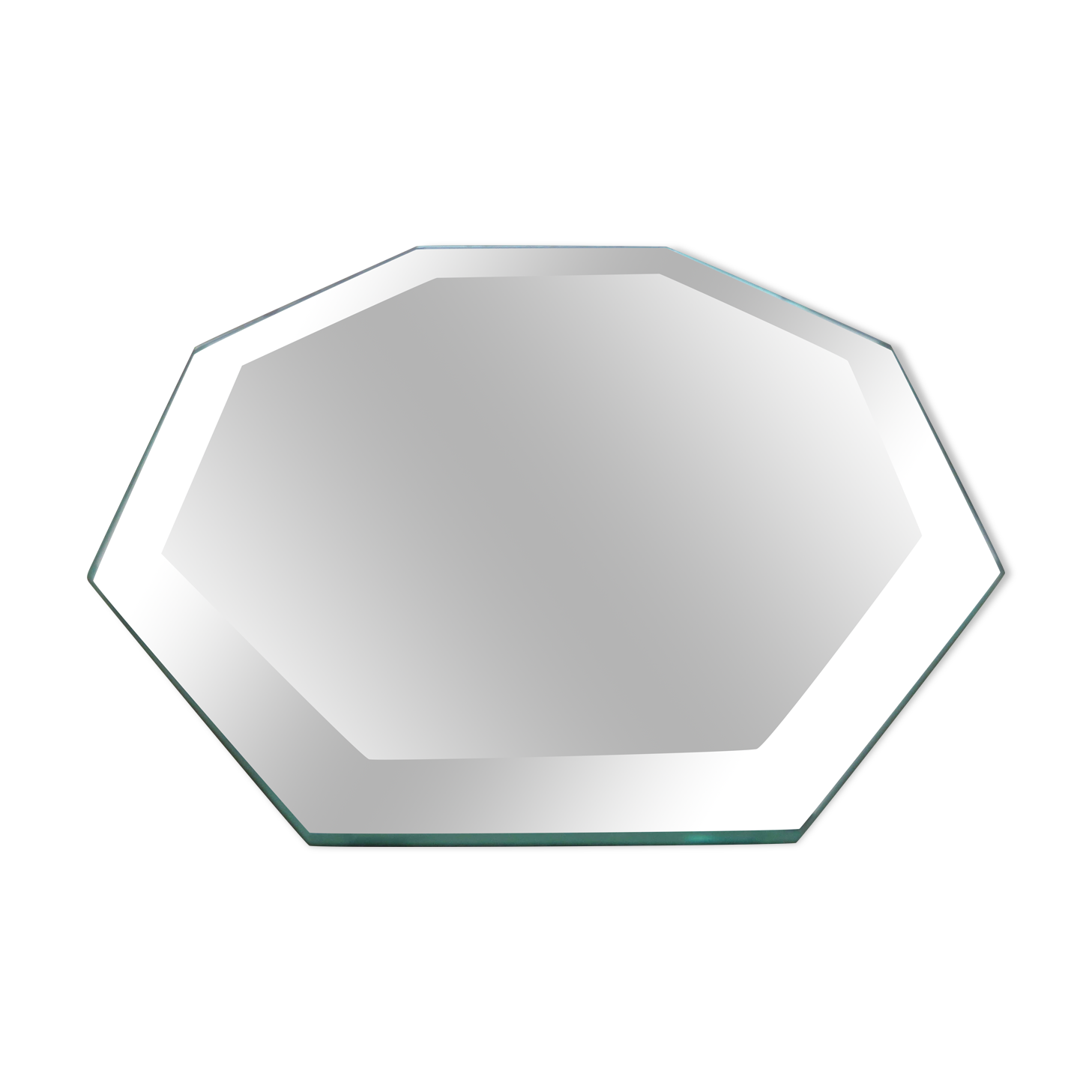 Beveled octagonal mirror 40s 50s