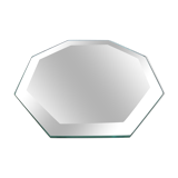 Beveled octagonal mirror 40s 50s