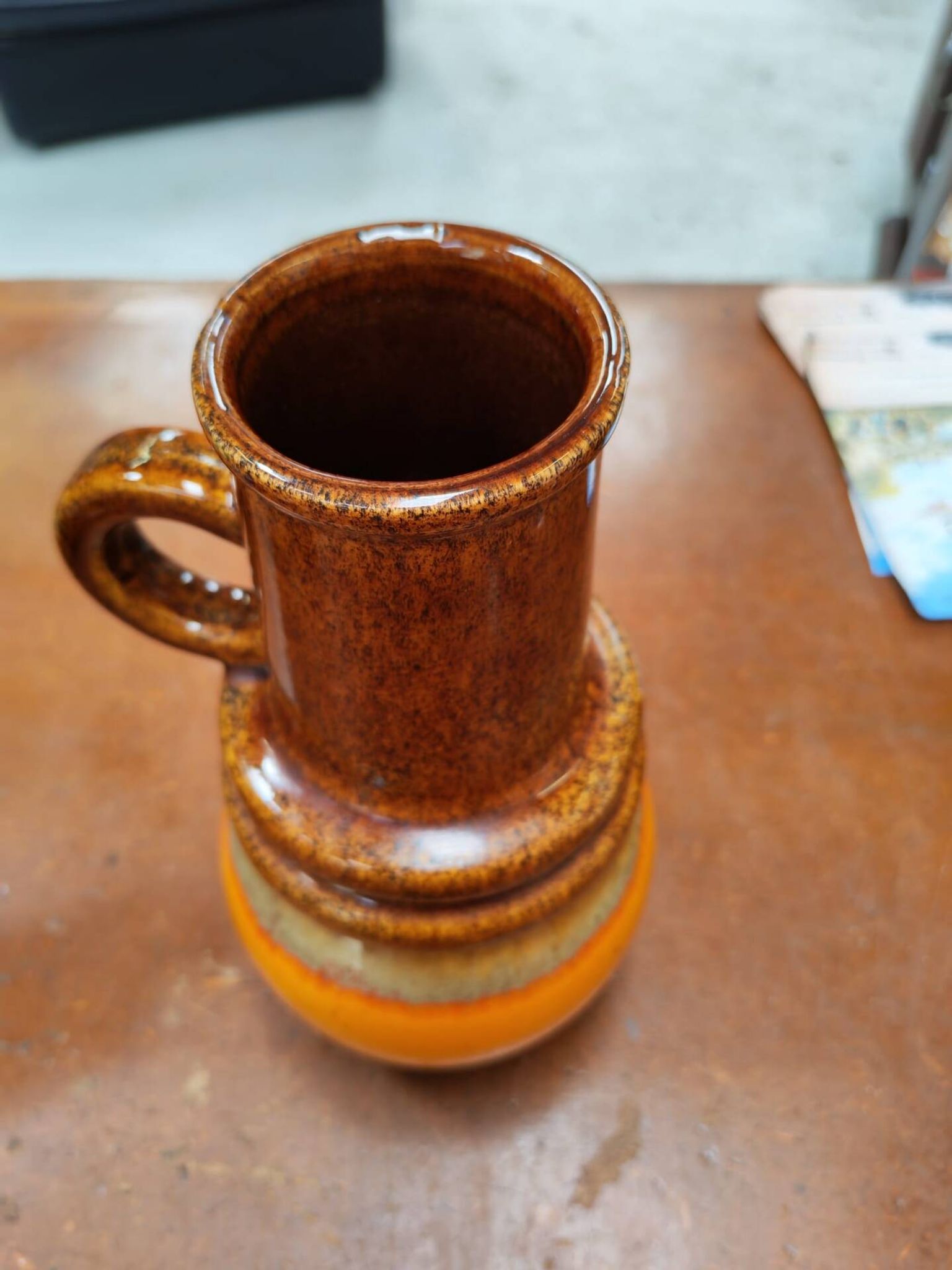 Vase pichet vintage Scheurich Keramik 428-26 en céramique West Germany