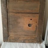Beaded eighteenth weathered wooden mirror 63x45cm