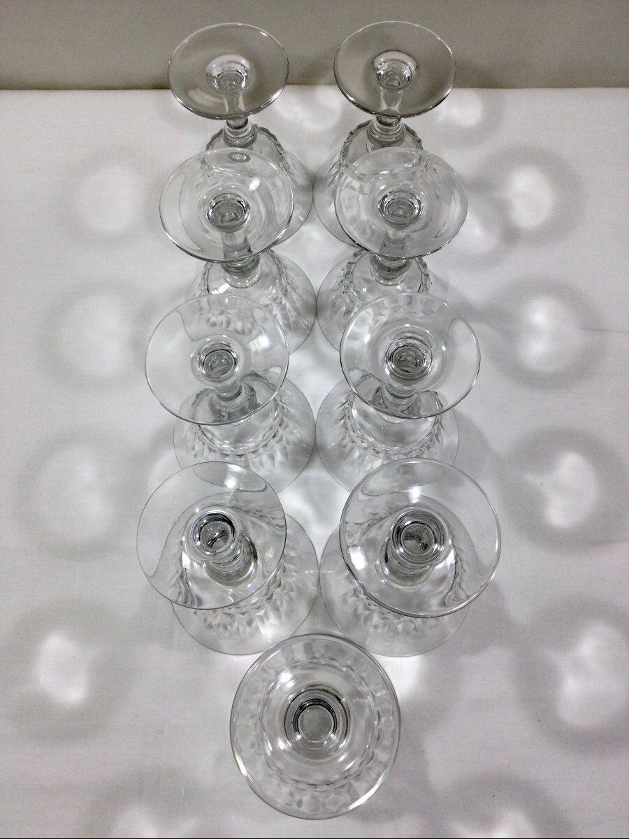 Baccarat - 9 Glasses in Champagne Piccadilly