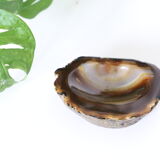 Ashtray or empty pocket in brown marble, vintage